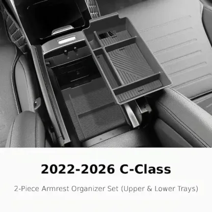 Asign Silicone Center Console Storage Box For 22-26 C-Class W206 / 24-26 E-Class W214 / 23-26 GLC X254