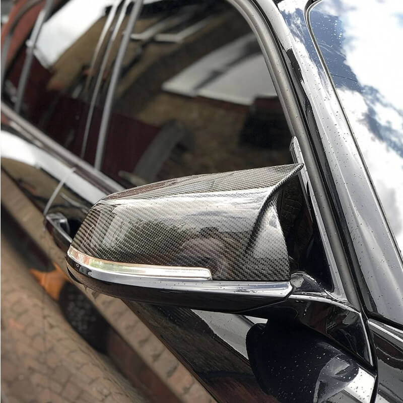 Asign BMW 4 Series Mirror Cover Pair 2013-2024 Models Carbon Fiber Pattern or Gloss Black