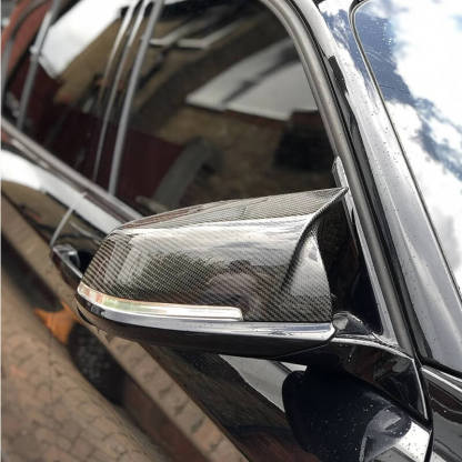 Asign BMW 4 Series Mirror Cover Pair 2013-2024 Models Carbon Fiber Pattern or Gloss Black