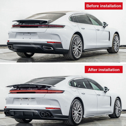 Asign — 2024-2025 for Panamera Turbo Front and Rear Bumpers with 976 Daytime Running Lights and Fog Lights Equipped Car Bumpers