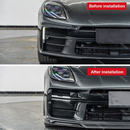 Asign — 2024-2025 for Porsche Panamera 976 GTS Carbon Fiber Body Kit Front Spoiler Front and Rear Lip Bumper for Cars