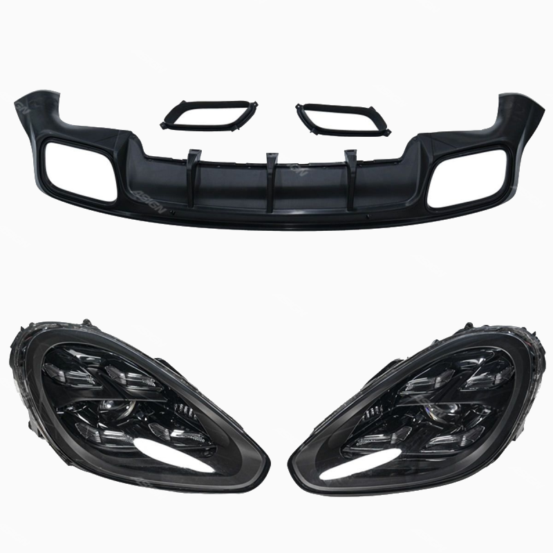 Asign — For Panamera 970/970.1/970.2 Car Upgrade Front Bumper Rear Bumper Tailgate Taillights Spoiler Body Kit TurboS