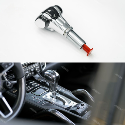 Asign High-End 958 Carbon Fibre Car Grip Shift Knob Upgrade Gear Lever for Cayenne 2011-2017