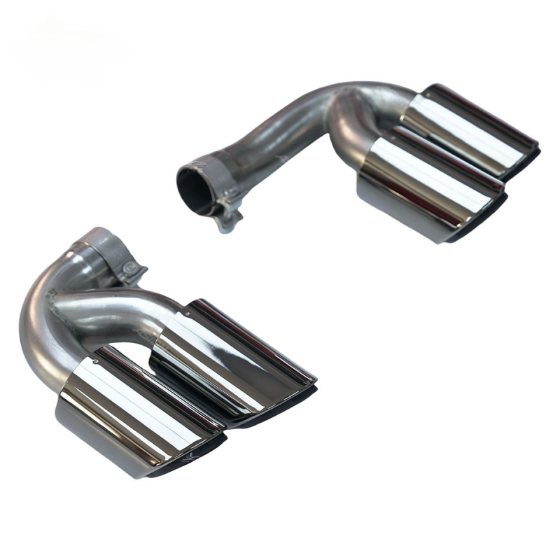 Asign - High Quality for Porsche Cayenne 9Y0 2018-2025 Stainless Steel Car Exhaust Tip Hybrid Exhaust Muffler Tailpipe Upgrade