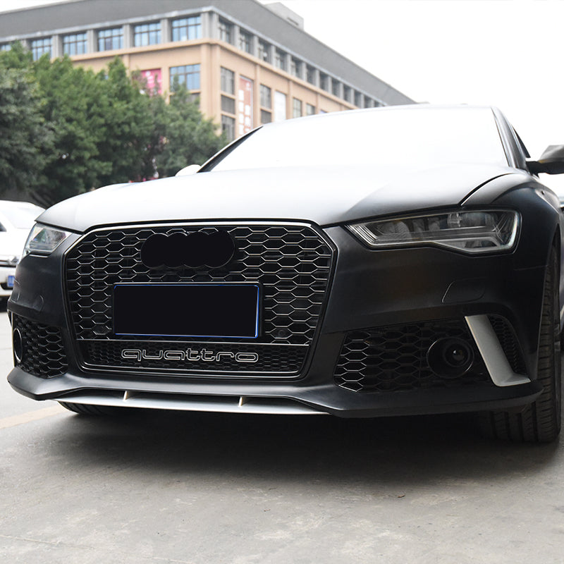 2016-2018 Audi RS6 Honeycomb Grille With Lower Mesh Quattro For Audi A6 S6 C7.5