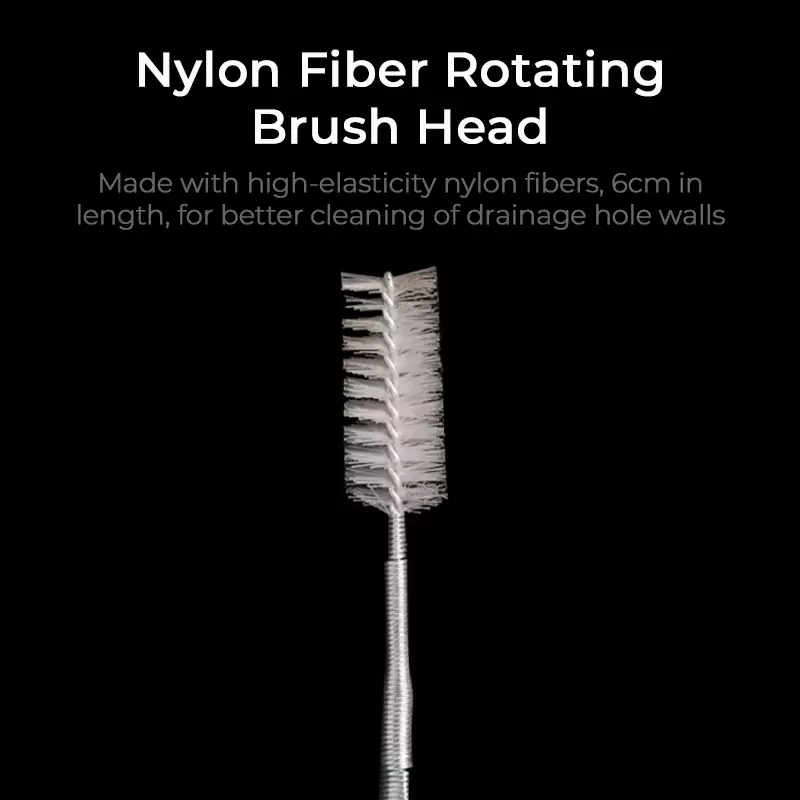 Asign Sunroof Drain Hole Dredge Tool with Spring Hose and Brush Cleaner
