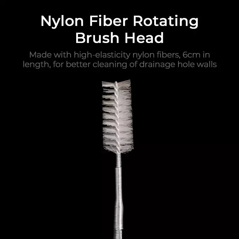Asign Sunroof Drain Hole Dredge Tool with Spring Hose and Brush Cleaner