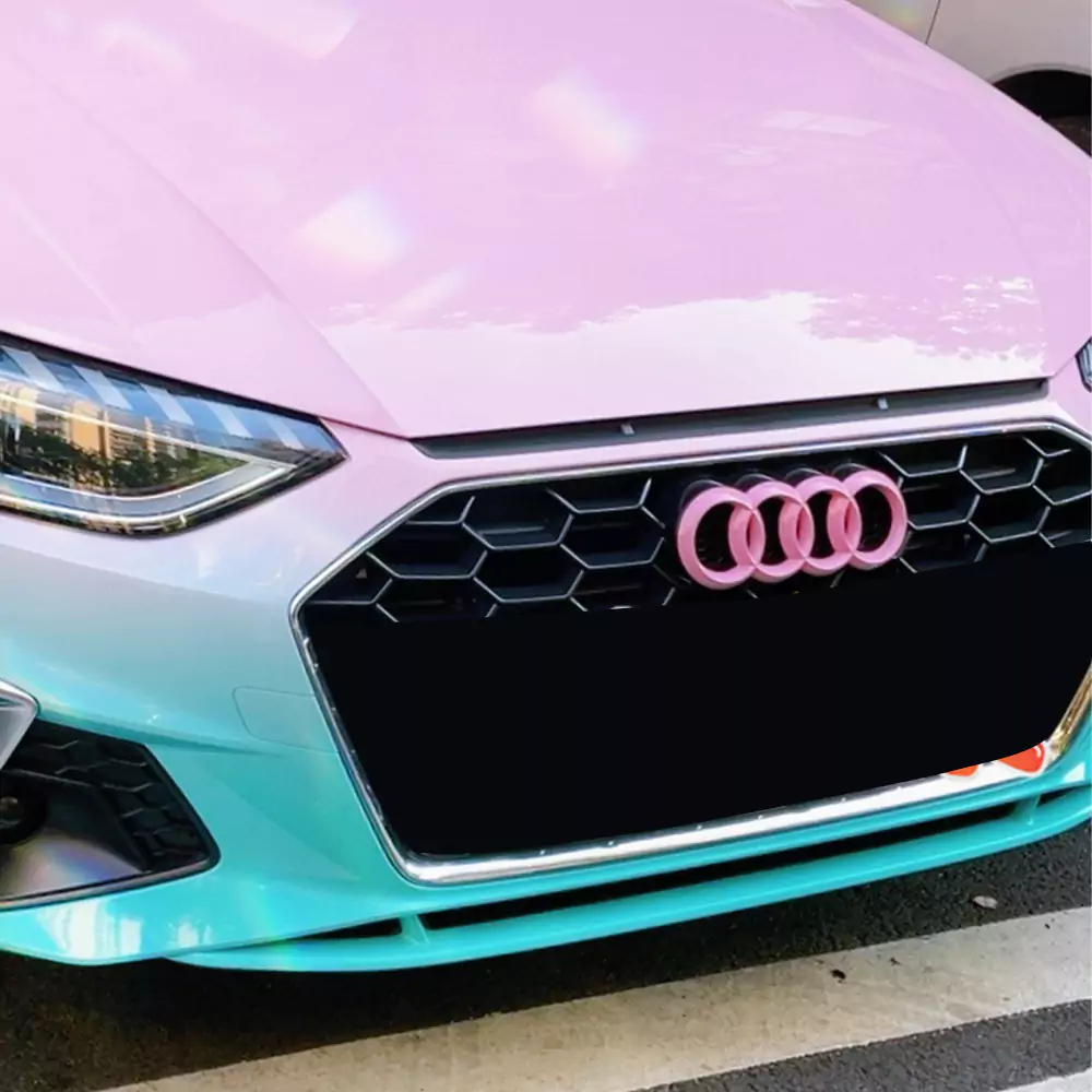 Asign Audi Pink Emblem – Lightweight, Durable, Easy Installation