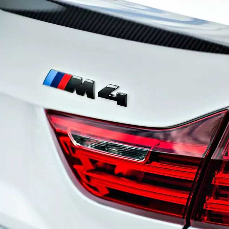 Asign 3D Sport Badge Kit for BMW - ABS Black Chrome/Carbon Fiber