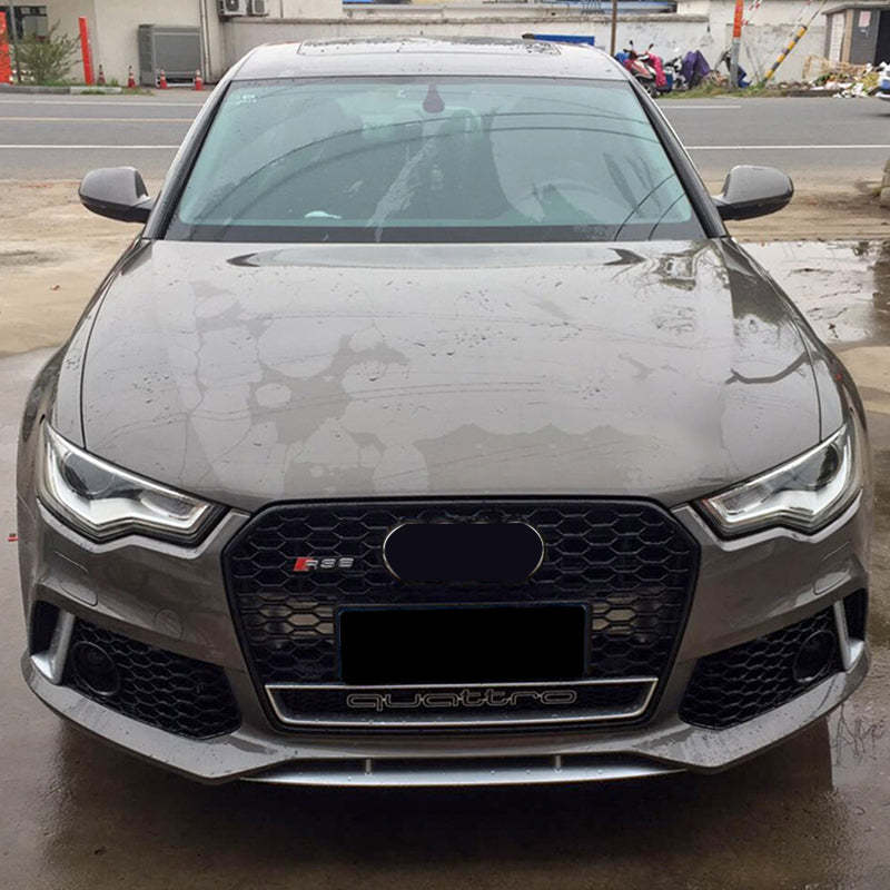 2012-2015 Audi RS6 Front Bumper For A6/S6 C7 Body Kits C7 To C7.5 Bumper With Honeycomb Grille Front Lip | RS6 Bumper