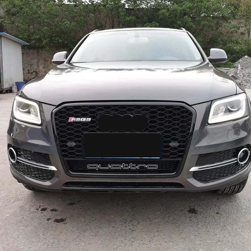 2013-2018 Audi RSQ5 Honeycomb Grille With Lower Mesh Quattto For Audi Q5 SQ5 8R.5/B8.5