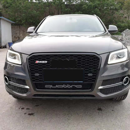 2013-2018 Audi RSQ5 Honeycomb Grille With Lower Mesh Quattto For Audi Q5 SQ5 8R.5/B8.5