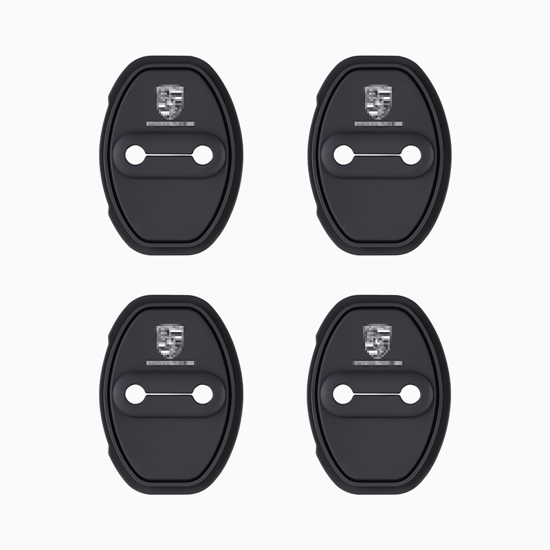 Asign Porsche Silicone Anti-Rust Shock-Absorbing Door Lock Covers