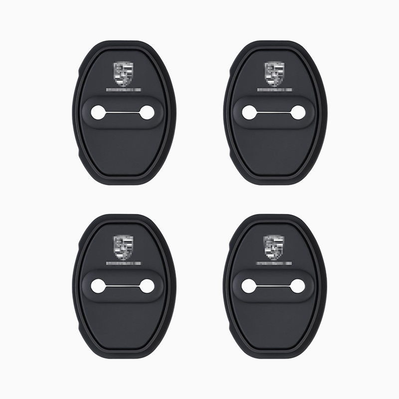 Asign Porsche Silicone Anti-Rust Shock-Absorbing Door Lock Covers