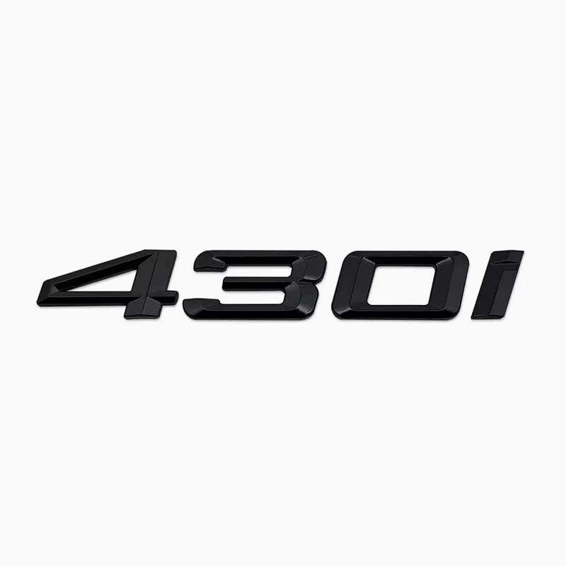 Asign 3D Sport Badge Kit for BMW - ABS Black Chrome/Carbon Fiber