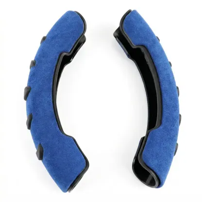 Asign Universal Non-Slip Microfiber Suede Steering Wheel Grip Covers (2-Piece Set, Multi-Color)