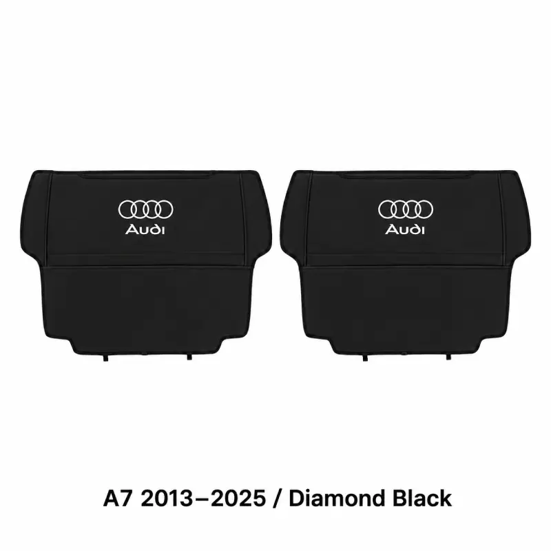 Asign Seat Back Storage Organizer Half-Cover for Audi Vehicles – Leather-Like Rear Seat Pocket
