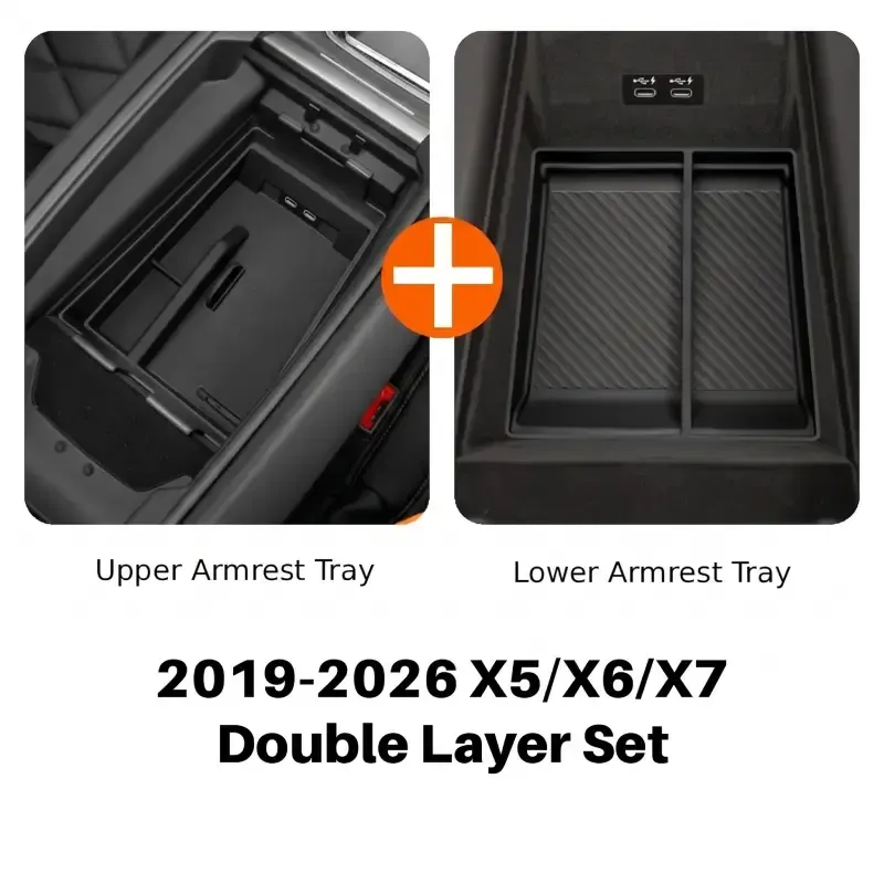 Asign Center Console Armrest Organizer For BMW 3/5 Series X3/X4/X5/X7