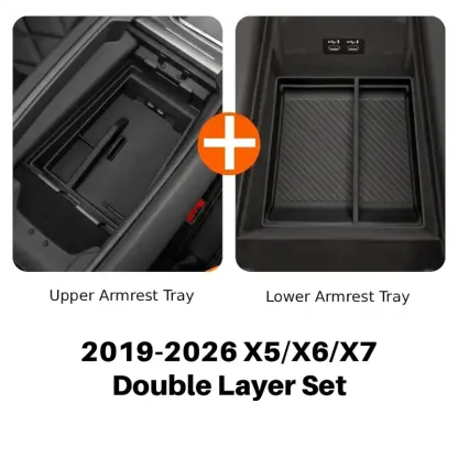Asign Center Console Armrest Organizer For BMW 3/5 Series X3/X4/X5/X7