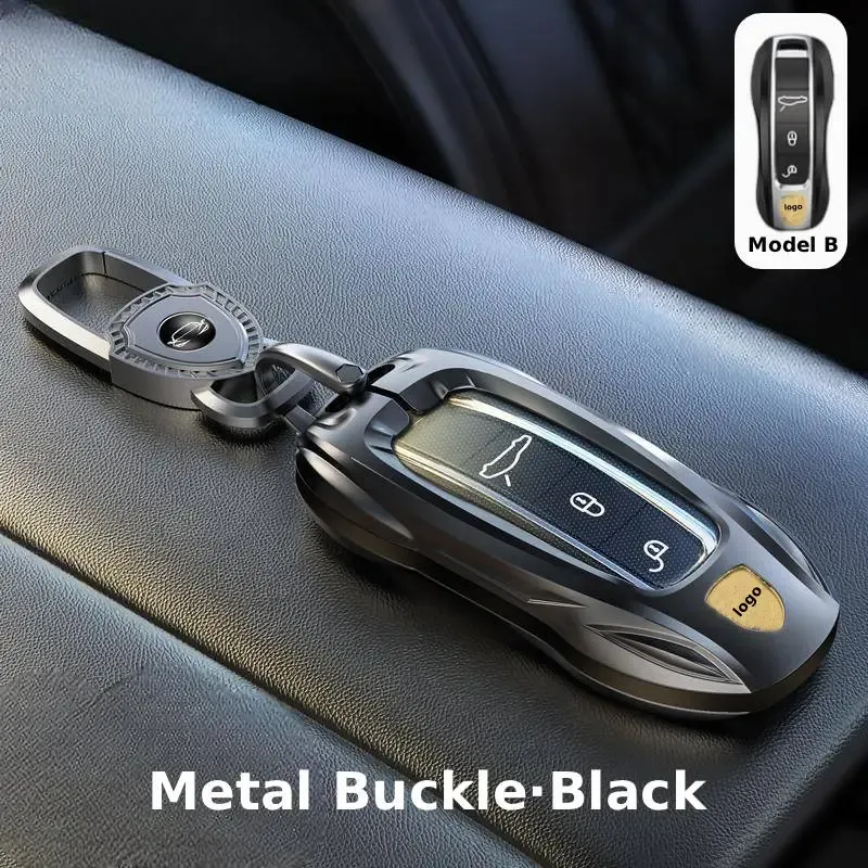 Asign Metal Key Fob Cover for Porsche Keys