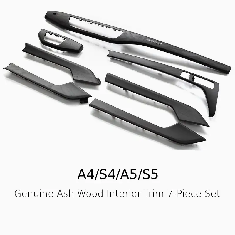 Asign OEM+ Genuine Wood Interior Trim Set (7-Piece) – For Audi A4 / S4 / A5 / S5 (B9/B9.5 2017-2024)