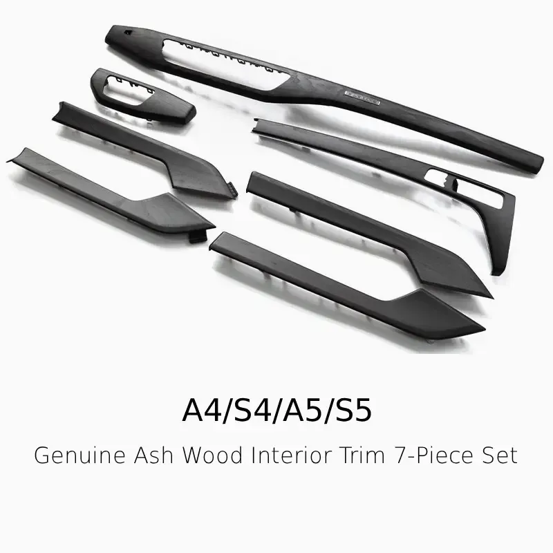 Asign OEM+ Genuine Wood Interior Trim Set (7-Piece) – For Audi A4 / S4 / A5 / S5 (B9/B9.5 2017-2024)