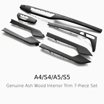 Asign OEM+ Genuine Wood Interior Trim Set (7-Piece) – For Audi A4 / S4 / A5 / S5 (B9/B9.5 2017-2024)