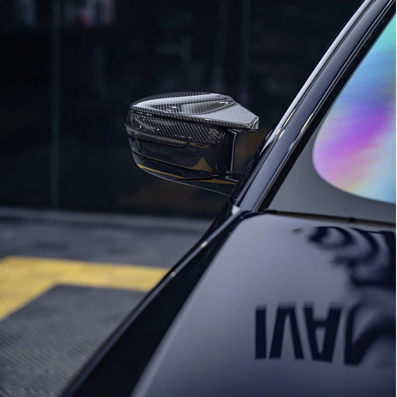 Asign BMW 5 Series/i5 Mirror Cover Pair 2010-2025 Models Carbon Fiber Pattern or Gloss Black