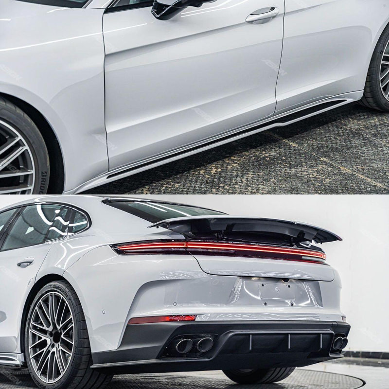 Asign — 2024-2025 for Panamera Turbo Front and Rear Bumpers with 976 Daytime Running Lights and Fog Lights Equipped Car Bumpers