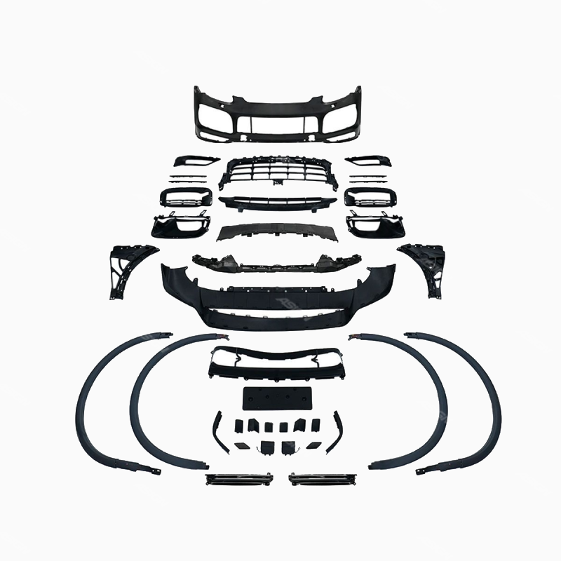 Asign — Brand New 9Y0.1 SD Double Bar Light Front Bumper Kit for Porsche Cayenne 958.1 Car Bumpers