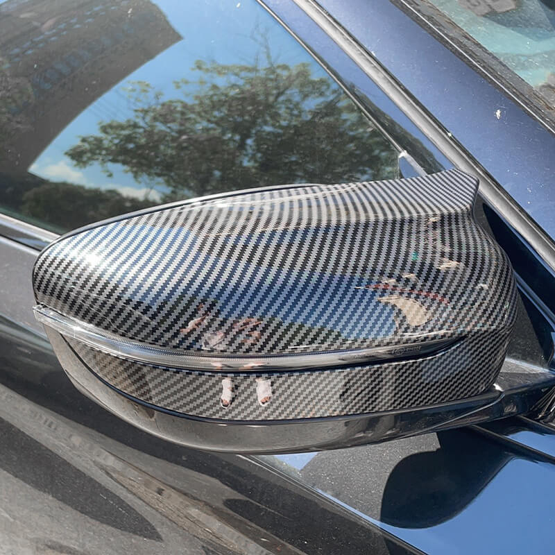Asign BMW 5 Series/i5 Mirror Cover Pair 2010-2025 Models Carbon Fiber Pattern or Gloss Black