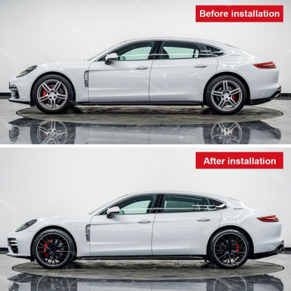 Asign — Upgraded Turbo S Body Kit for Porsche for Panamera 971 2017-2022 Front Bumper Diffuser and Side for Panamera with Car Bumpers