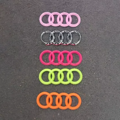 Asign Audi Pink Emblem – Lightweight, Durable, Easy Installation