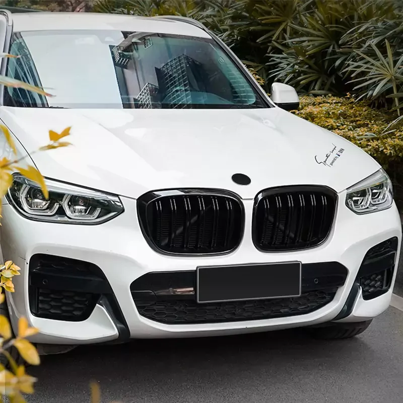 Asign BMW X3 X4 G01 G02 Carbon Fiber Gloss Black Dual Slat Grille