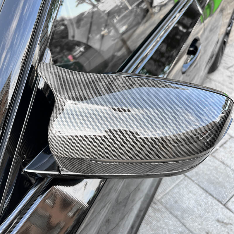 Asign BMW 5 Series/i5 Mirror Cover Pair 2010-2025 Models Carbon Fiber Pattern or Gloss Black