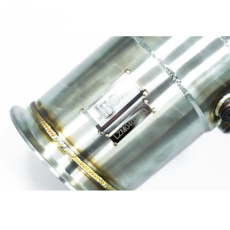 Asign - Upgrade JBOM Exhaust Downpipe for Porsche Cayenne COUPE 3.0T 2018-2023 Straight Stainless Steel 1.5mm Thick Smooth Finish