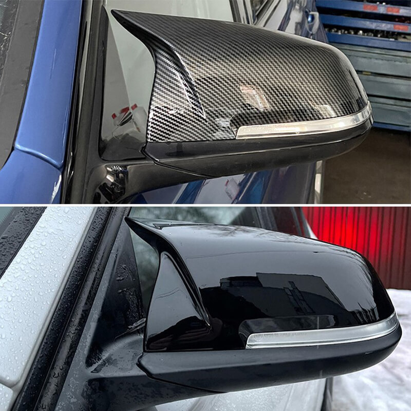 Asign BMW 5 Series/i5 Mirror Cover Pair 2010-2025 Models Carbon Fiber Pattern or Gloss Black