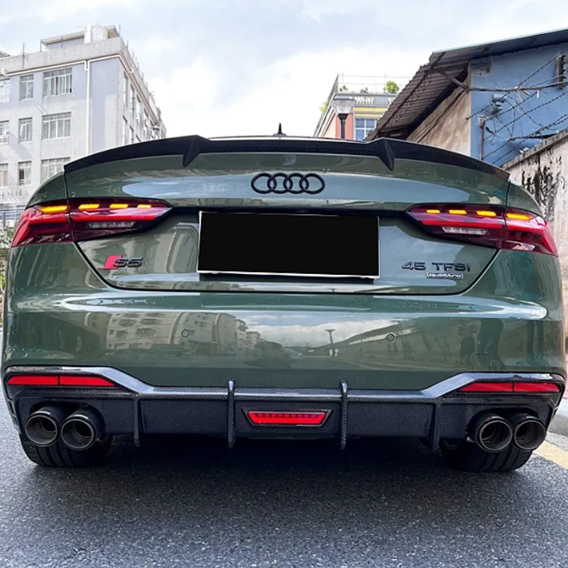 Asign Genuine Carbon Fiber Replacement Rear Diffuser / Rear Lip for Audi A5 / S5 (Coupe & Sportback) 2008-2024