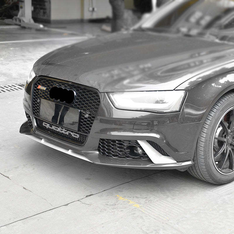 2013-2016 Audi RS4 Honeycomb Grille With Quattro In Lower Mesh For Audi A4 S4 B8.5