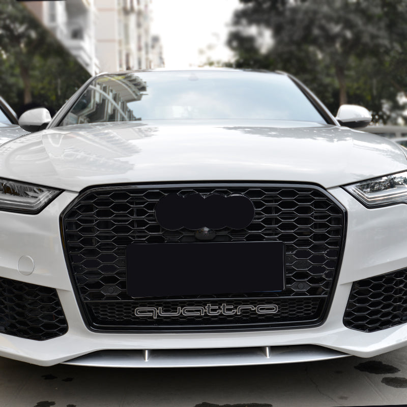 2016-2018 Audi RS6 Honeycomb Grille With Lower Mesh Quattro For Audi A6 S6 C7.5