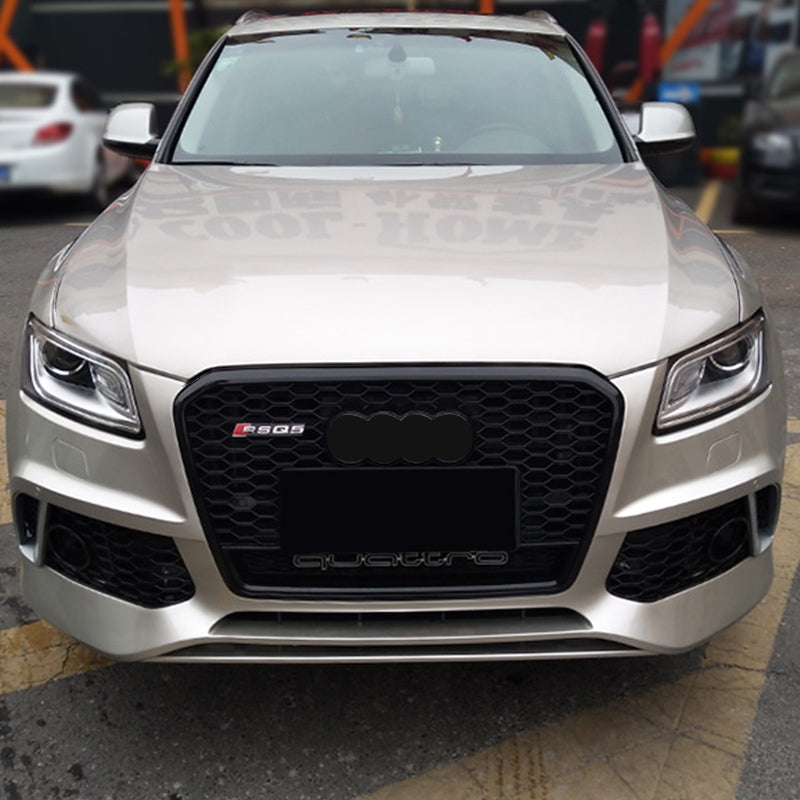 2013-2018 Audi RSQ5 Honeycomb Grille With Lower Mesh Quattto For Audi Q5 SQ5 8R.5/B8.5