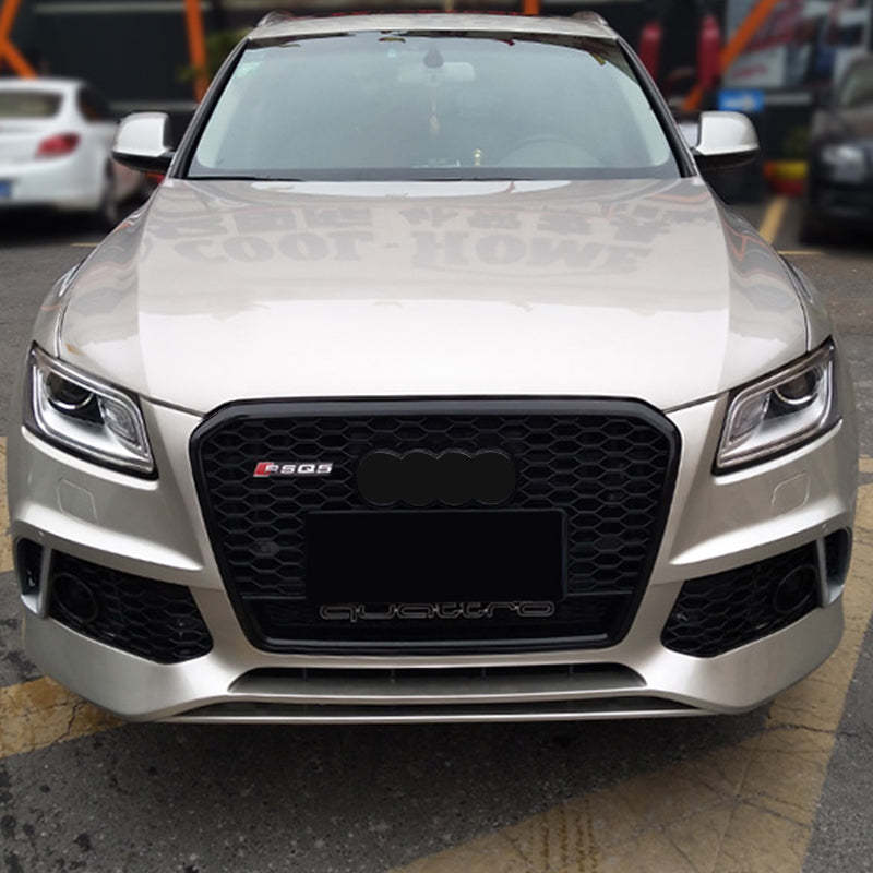 2013-2018 Audi RSQ5 Honeycomb Grille With Lower Mesh Quattto For Audi Q5 SQ5 8R.5/B8.5