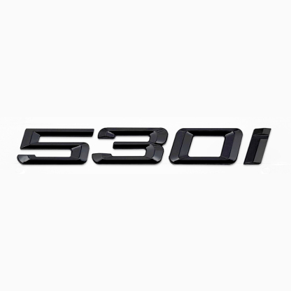 Asign 3D Sport Badge Kit for BMW - ABS Black Chrome/Carbon Fiber