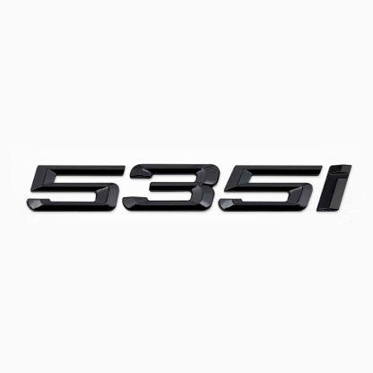Asign 3D Sport Badge Kit for BMW - ABS Black Chrome/Carbon Fiber