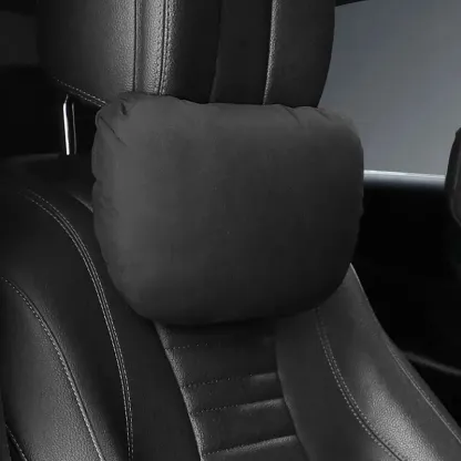 Asign Premium Suede Neck And Lumbar Support Pillow For Universal