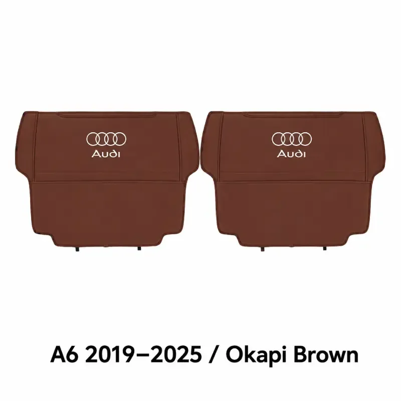Asign Seat Back Storage Organizer Half-Cover for Audi Vehicles – Leather-Like Rear Seat Pocket