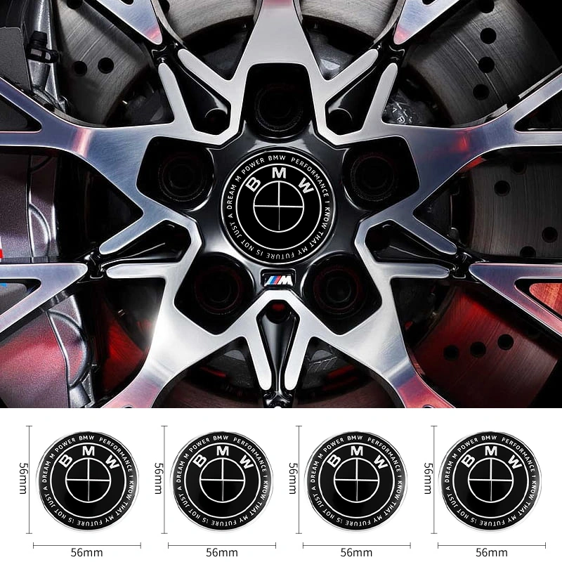 Asign Full Black 50th Anniversary Emblem Set For BMW 1/2/3/4/5/6/7/8 Series