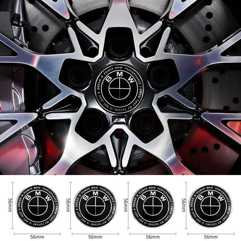 Asign Full Black 50th Anniversary Emblem Set For BMW 1/2/3/4/5/6/7/8 Series