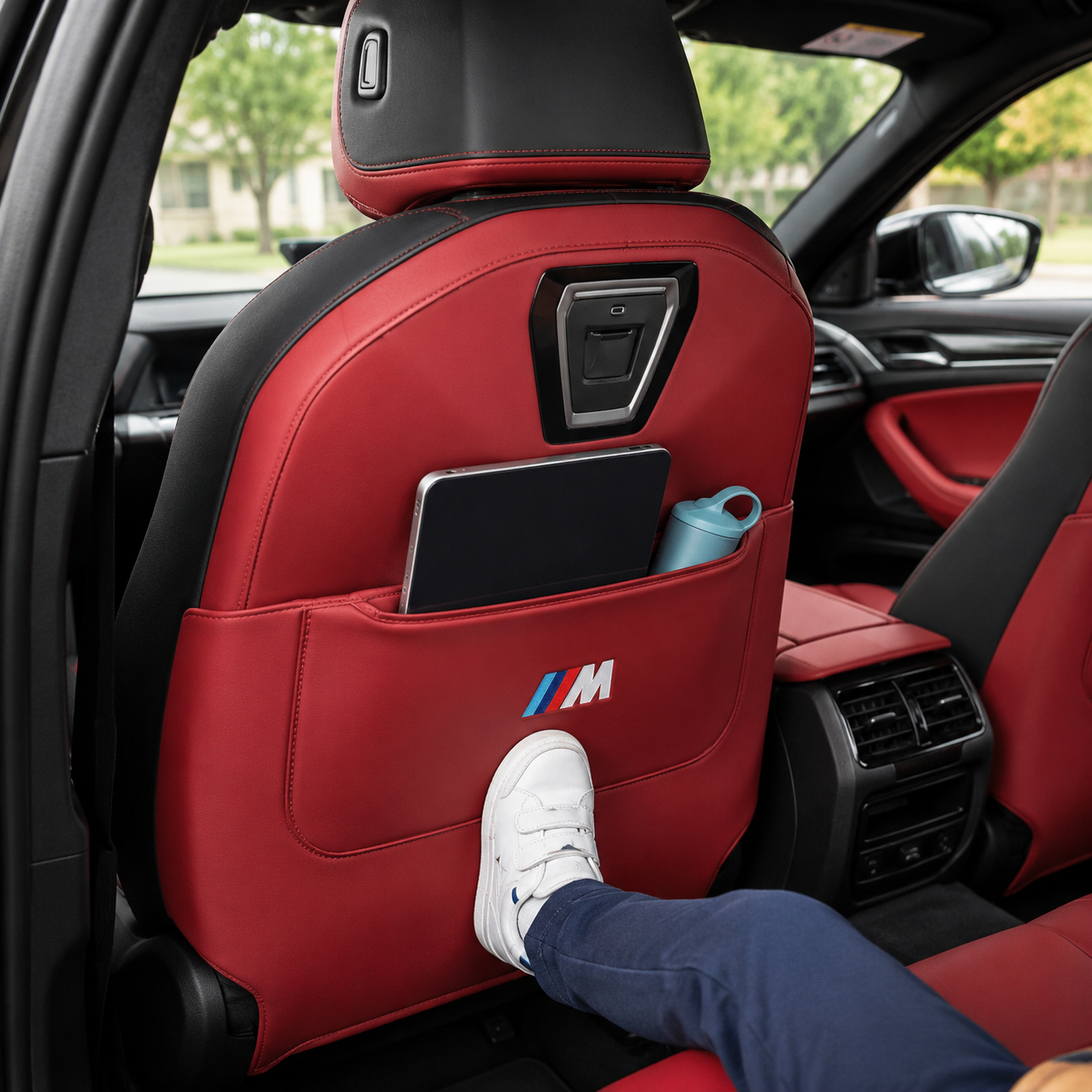 Asign Seat Back Kick Protector Pads for BMW 1 Series / 3 Series / 5 Series / 7 Series / X1 / X2 / X3 / X5 / X6 / X7 / i3 / iX3