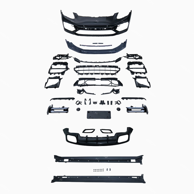Asign — 2017-2021 for Porsche Panamera 971 Upgrade Rear Bumper Facelift Front Bodykit Side Skirt Rear Diffuser for Turbo Car